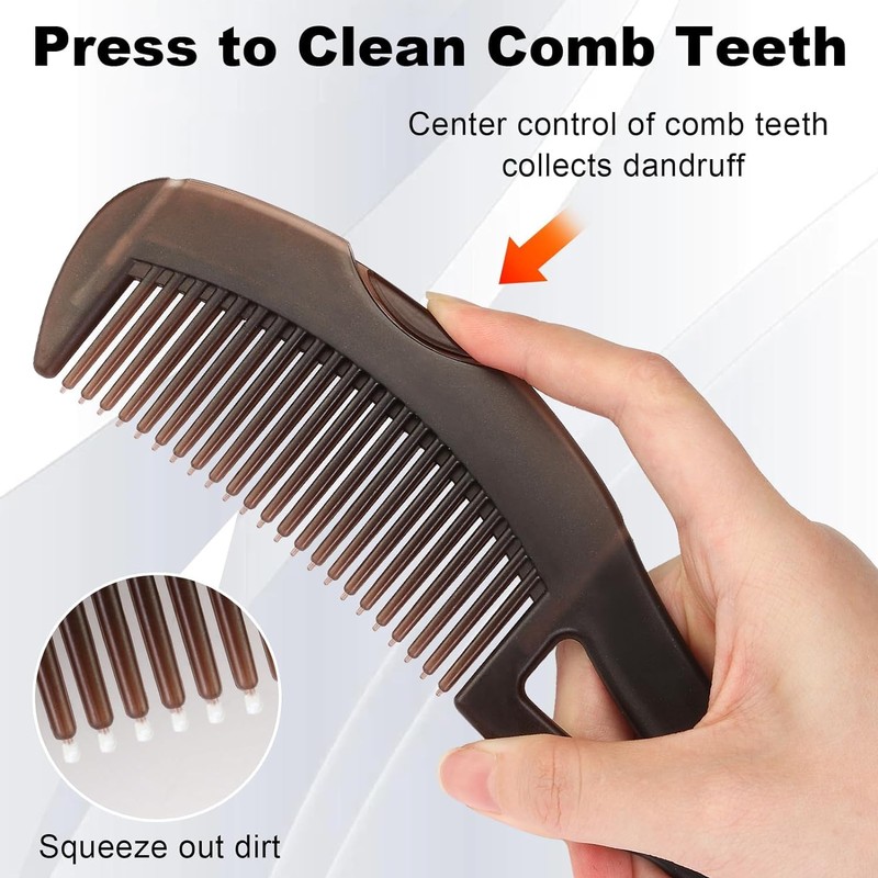 1PCS Dandruff Comb Hollow Comb with Package Red Bag and
