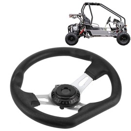 270mm -Kart Steering Wheel with, Steering Wheel for -Kart Racing Cart Accessory