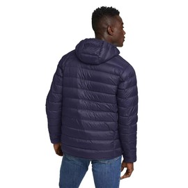 Eddie Bauer Men's CirrusLite Hooded Down Jacket, Atlantic, Large