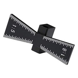 NAGU Aluminum Alloy Dovetail Marking Jig Precise Wood Dovetail Tools, 1:5 and 1:8 Slopes for Softwood or Hardwood Applications