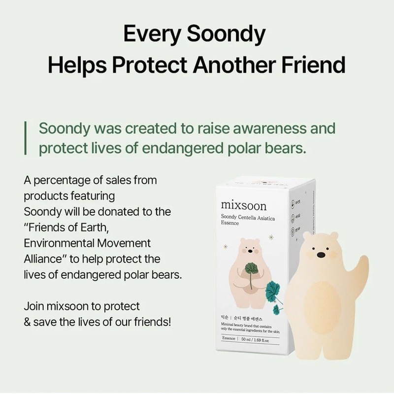 Mixsoon - Soondy Centella Asiatica Essence - 50ml