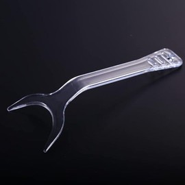 MIBICIRI 2Pcs Dental Photography Retractors,Clear Orthodontic Lip Retractor (Large+Small)