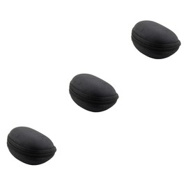 LIFKOME 3pcs Eva Folding Glasses Organizer for Foldable Glasses Compact and Storage Box for Sunglasses and Water-resistant Design for Handbags and Backpacks Black