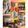 Nacho Cheese Dispenser with Pump - 2.8QT Stainless Steel Nacho