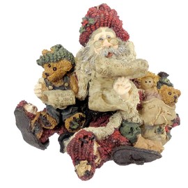 Boyds Bears Resin Santas Flight Plan Christmas Bear Sack - Resin 4.00 IN