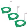 Thatyro 3 Pack Golf Putting Cup Set, Green Golf Hole