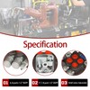 2 Spool 11GPM Hydraulic Control Valve 3600PSI BSPP Double Acting