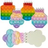 Merangue Pop It Fidget Notebook, Miniature 3-Inch, 50 Blank Sheets,