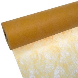 Deko AS GmbH Sizo Pile Table Runner Apricot 30 cm Roll 25 Metres 60 018 R