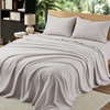 OnlySet 4Pcs Organic Linen Sheets King Size, 100% French Linen