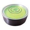 Small Metal Round Circular Bulls Eye Spirit Bubble Level (Green