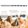 Wood drill bit set, for drills, 30 cm long