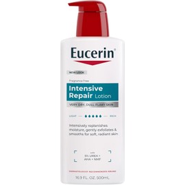 Eucerin Lotion, Intensive Repair, Rich Very Dry Skin, 16.9 Ounce Bottle