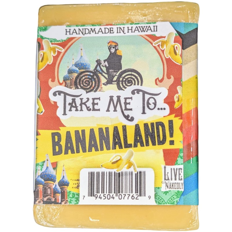 Filthy Monkey all natural Large Soap Bar with Banana