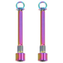 GANAZONO 1 Set Disc Brake Pad Bolts: Alloy Brake Pad Screws and Pins for Mountain Bike Oil Disc Bike Cycling Adapter Mount Fixed Bolt Screw Accessories