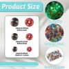 Elecrelive 96pcs Glow in The Dark Glass beads 6mm/8mm/10mm Lampwork
