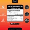 Envy Nutrition Turmeric & Ginger Supplement Capsules with Apple Cider