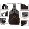 Leaper Canvas Messenger Bag Anti-Theft Crossbody Bags Sling Bag with
