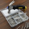 BNUOK Hardware Nails Assortment Kit and 8oz Small Hammer, 800