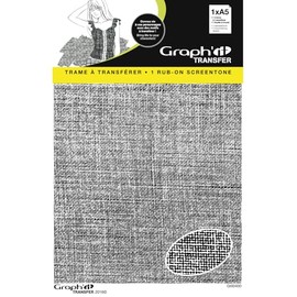 GRAPH'IT - Trama da trasferire per disegno e illustrazione Manga - decalcomania a trasferimento a secco - formato A5 - motivo 1