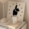 Wall Clock Innovative Nordic Style Cute Cat Pattern Silent Prevents