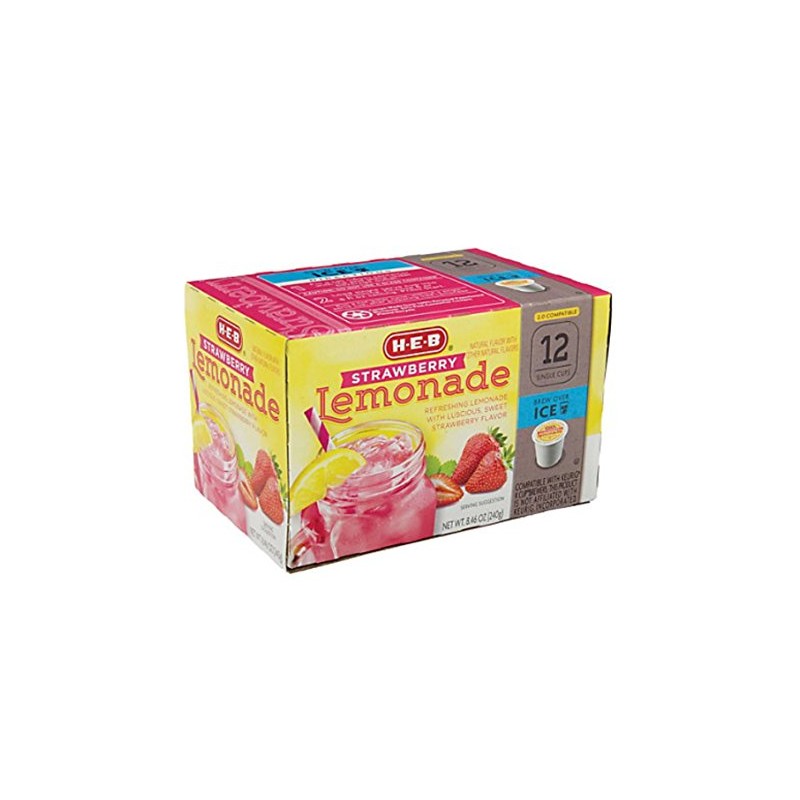 H-E-B Lemonade; 2.0 Compatible 12 cts. (Strawberry Lemonade)