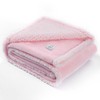 Maidewow Waterproof Dog Blanket Reversible Fluffy Pet Bed Cover Pink