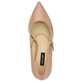 Nine West Women's Prix Pump, Dark Natural Patent 120, 8.5