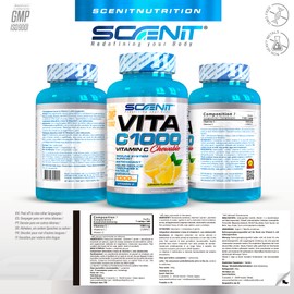 Vitamin C 1000 mg - Vitamin C High Dose - Vitamin C - Vitamin C Tablets - Vitamin C 1000 - Vita C 1000 - Vitamins C for Immune System Strengthening (120 Chewable Tablets with Lemon Flavour)