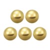 sourcing map Metric Precision Solid Brass Bearing Balls 15 mm