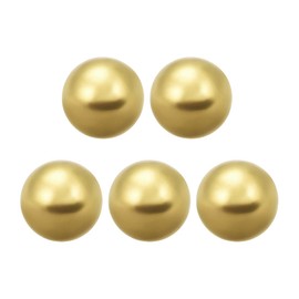 sourcing map Metric Precision Solid Brass Bearing Balls 15 mm 5 Minutes