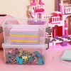 Citylife 10 Packs Small Storage Box Plastic Storage box Stackable
