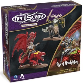 Renegade Games: Heroscape: Rising Tide – Sonlen & Halushia Scion of The Wild Army Expansion - 2 Fully Assembled Unpainted Miniatures & 2 Army Cards