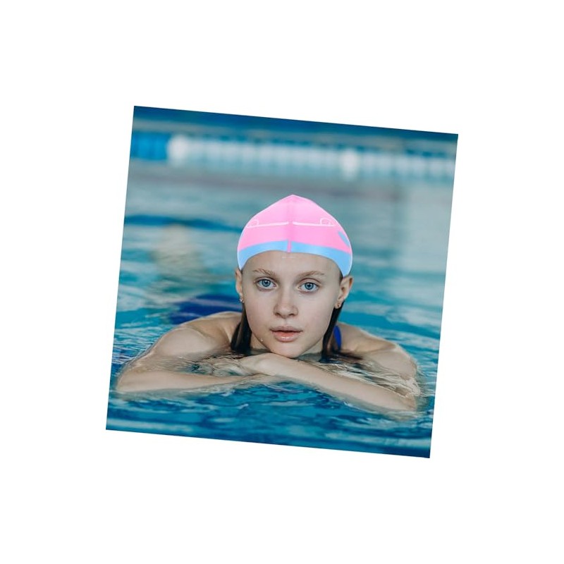 POPETPOP Gorro De Natacion Silicona Antideslizante, Gorra Impermeables para Niños