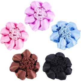 15 Piezas Bolsa De Red Para El Cabello Redecilla De Pelo Vintage Pinzas Para El Cabello De Las Niñas Redecilla Elástica Cubierta De Moño De Redecilla Para El Cabello Poliéster Healeved
