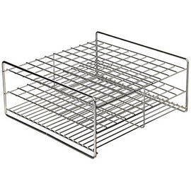 SANWA KAKEN SS18-100 Stainless Steel Test Tube Stand, 0.7 inch (18 mm), 0.4 x 0.4 inches (10 x 10 mm)