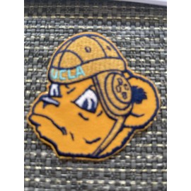 UCLA Bruins Vintage Embroidered Iron On Patch (Old Stock) 2.5” X 2.5” NICE