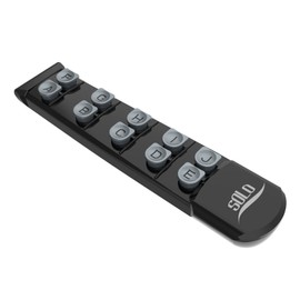 Guitar Finger Trainer 10-Key Finger Exercise Hand Trainer Strengthener Hand Grip Guitar Practice Equipment String Instrument Guitar Training Finger Distance Posture Correction for Beginners (Black)