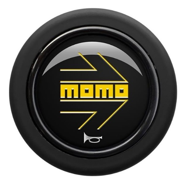 Momo (Peaches) Horn Button [Arrow] Arrow Matt Nero Nero (No
