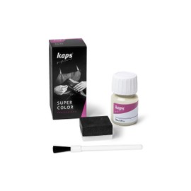 KAPS Super Color, Leather Dye for Natural Leather, Faux Leather and Fabric, Leather Dye 25 ml (153 - Off White)