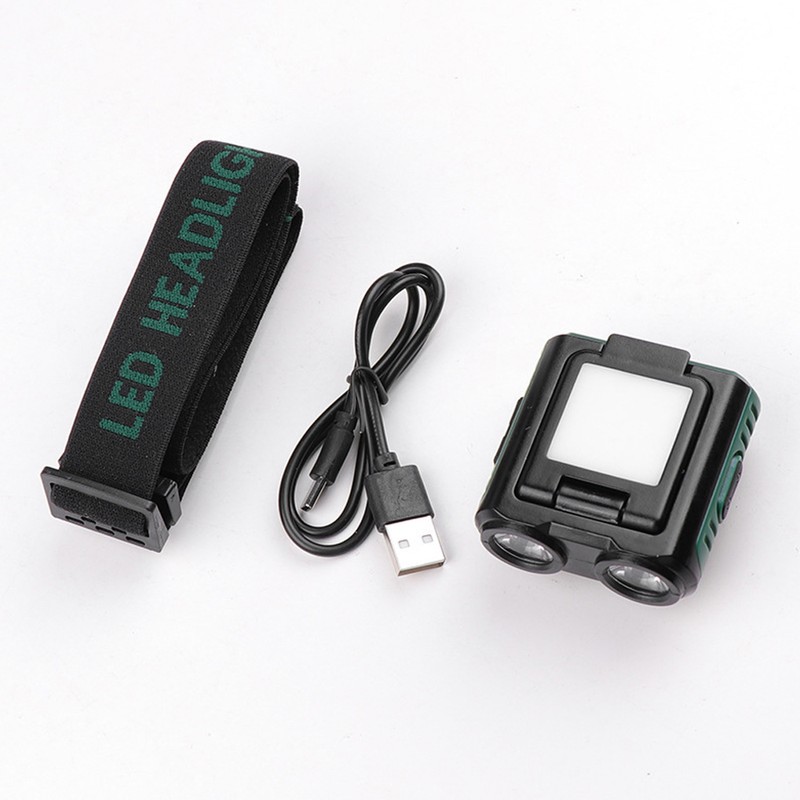 Portable Cap Clip Headlamp Outdoor Camping Fishing Headlight Waterproof Hat
