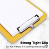 Hongri A5 Clipboard with Storage, Metal Retractable Pen Holder, 6