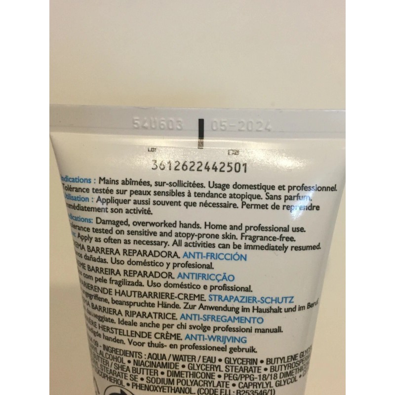 La Roche-Posay Cicaplast Mains 100ml Barrier Repairing Hand Cream EXP