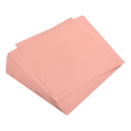 MECCANIXITY Papel Origami de Doble Cara 100 Hojas, Papel Cuadrado de 15x15cm para Proyecto de Artesanía Artística, Principiantes, Decoración de Regalos, Color Fósforo