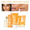 Set De Cuidado Facial Con Vitamina C, Rutina Completa