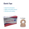 Elastic First Aid Tape, Adhesive Medical Tape Roll, Tan, 1