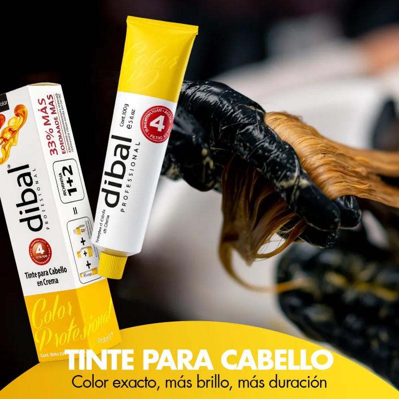Tinte Para Cabello En Crema Dibal 100g Todos Los Colores