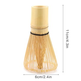 Batidor de Té de Puntas, Batidor de Té de Bambú, Chasen que Prepara la Herramienta de Cepillo para Polvo Matcha, Ayuda a Batir el Polvo Matcha en Espuma Espumosa(Baibenli (80