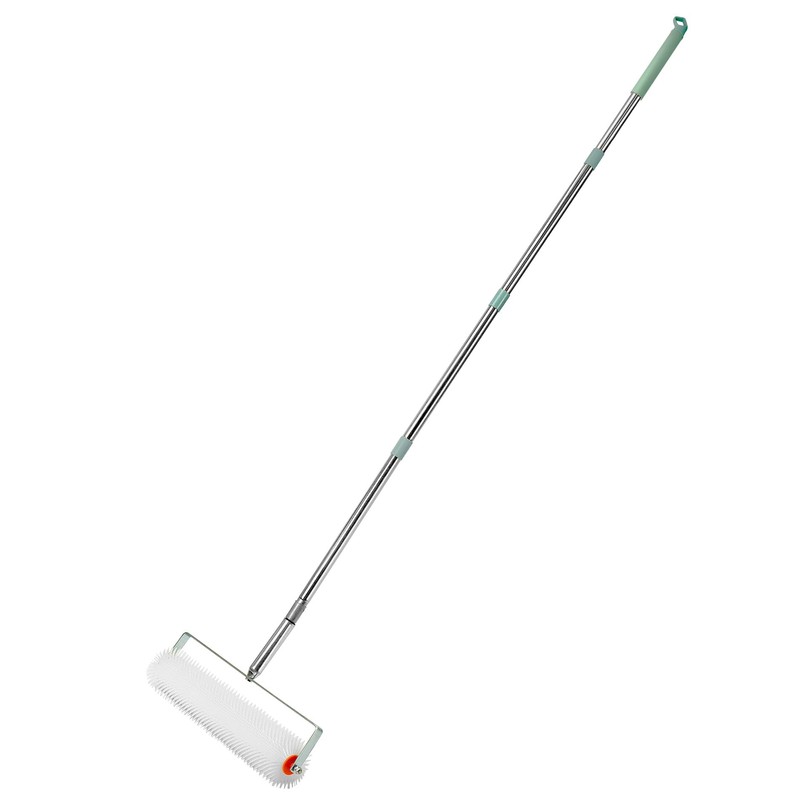 QWORK Spiked Screeding Compound Roller, 20" x 1" Latex Floor