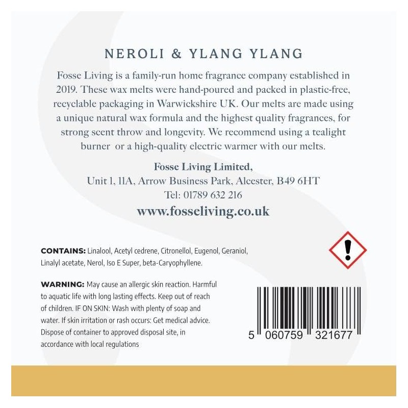 Neroli & Ylang Ylang Strong Scented Wax Melts 16 Pack